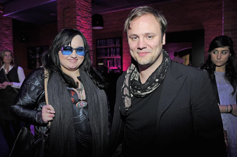 Nicholas Kirkwood z Gosią Baczyńską Nicholas Kirkwood z Gosią Baczyńską
