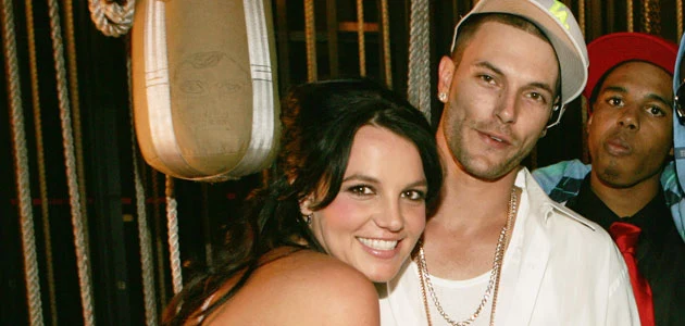 Britney Spears i Kevin Federline, fot. Frank Micelotta