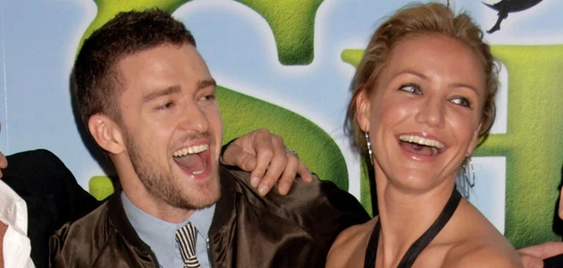 Cameron i Justin na poniedziałkowej premierze "Shreka Trzeciego", fot. Dave M. Benett Cameron i Justin na poniedziałkowej premierze "Shreka Trzeciego", fot. Dave M. Benett