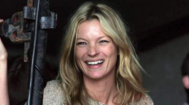 Kate Moss na festiwalu w Glastonbury, fot. Matt Cardy