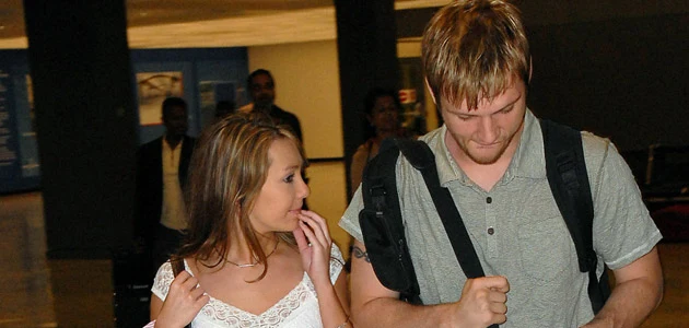 Nick Carter ze swoją obecną dziewczyną Julie Torres