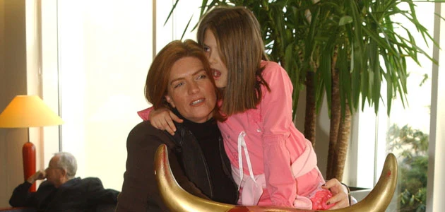 Katarzyna Dowbor z córką