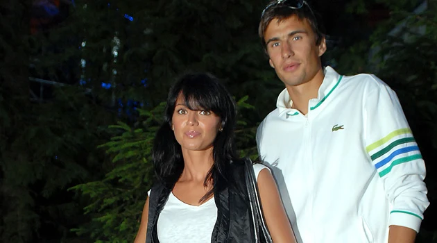 Anna Przybylska z mężem Anna Przybylska z mężem