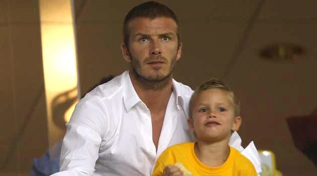 David Beckham z synem