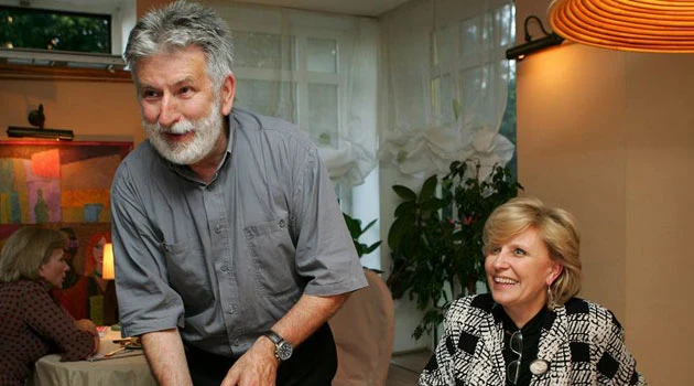 Edward Kłosiński z Krystyną Jandą Edward Kłosiński z Krystyną Jandą