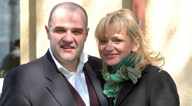 Cezary Żak z żoną Cezary Żak z żoną