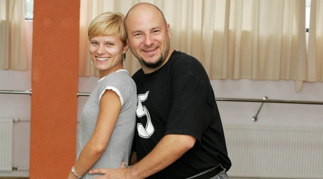 Piotr Gąsowski z Anią Głogowską