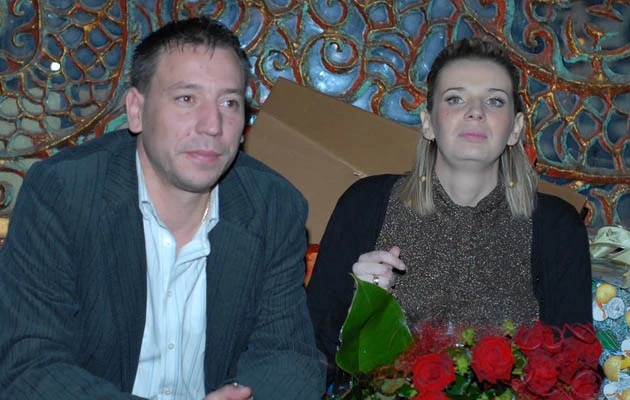 Agata Mróż-Olszewska z mężem /fot.Błażej Sendzielski