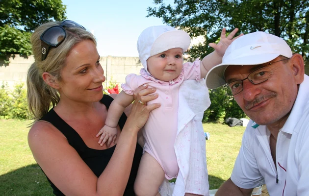 Marcin Daniec z rodziną Marcin Daniec z rodziną