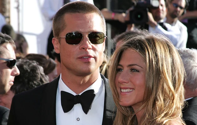 Pitt i Aniston, fot. Carlo Allegri