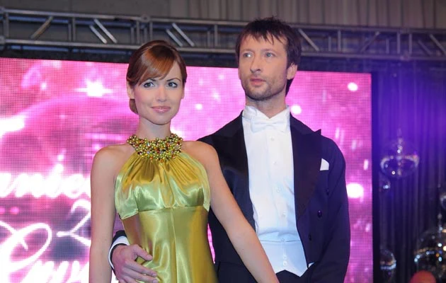 Marta Żmuda-Trzebiatowska z mężem Adamem Królem /fot.Andrzej Szilagyi