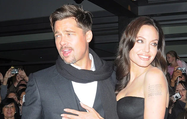 Angelina i Brad, fot. Arnaldo Magnani Angelina i Brad, fot. Arnaldo Magnani