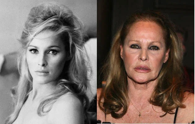 Ursula Andress - 46 lat temu i obecnie Ursula Andress - 46 lat temu i obecnie