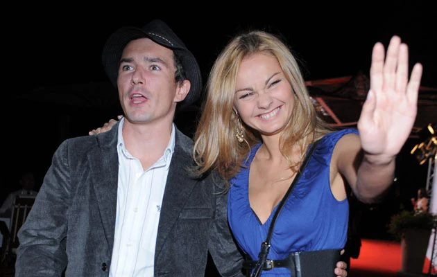 Małgorzata Socha z mężem /fot.Andrzej Szilagyi