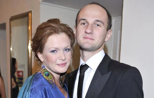 Daria Widawska z mężem /fot.Kurnikowski