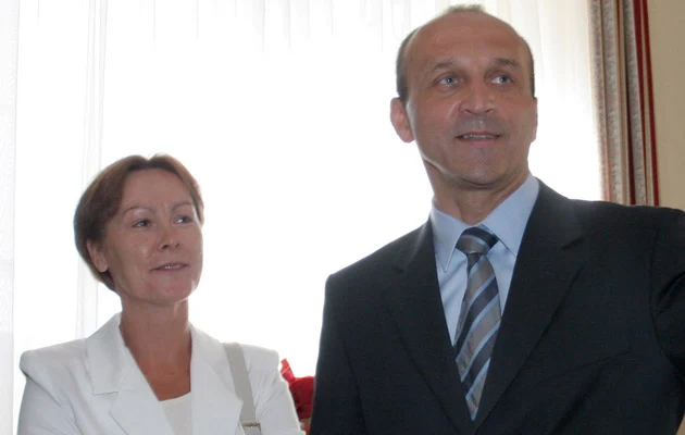 Kazimierz Marcinkiewicz z żoną /fot.Maciej Figurski Kazimierz Marcinkiewicz z żoną /fot.Maciej Figurski