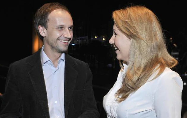 Ania Guzik z Jakubem, fot. Jacek Kurnikowski