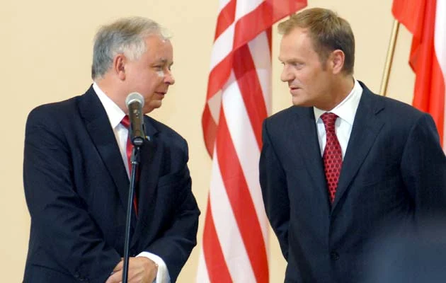 Lech Kaczyński, Donald Tusk /fot.Marek Ulatowski Lech Kaczyński, Donald Tusk /fot.Marek Ulatowski