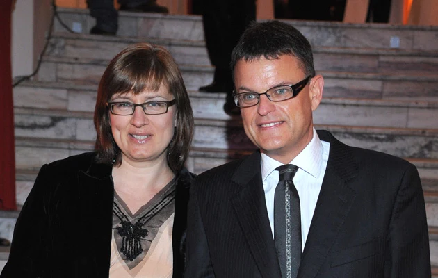 Andrzej Morozowski z żoną Andrzej Morozowski z żoną