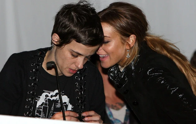 Lindsay Lohan i Samantha Ronson, fot. Bryan Bedder