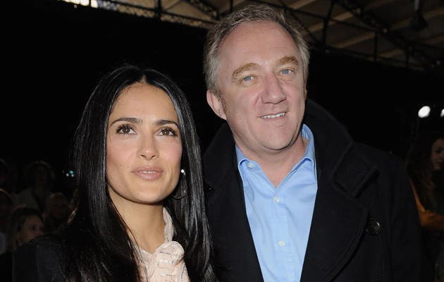 Salma Hayek z mężem, fot. Pascal Le Segretain Salma Hayek z mężem, fot. Pascal Le Segretain