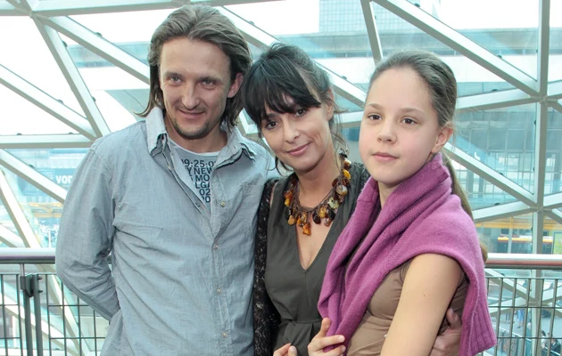 Anna Korcz z partnerem i młodszą córką, fot. Paweł Przybyszewski