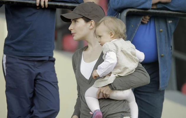 Anna Dereszowska z córką /fot.Michał Baranowski Anna Dereszowska z córką /fot.Michał Baranowski