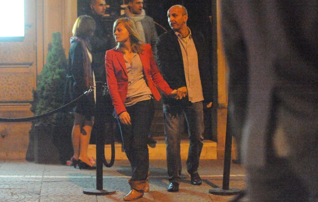 Kazimierz Marcinkiewicz z partnerką Izą, fot.Mateusz Jagielski