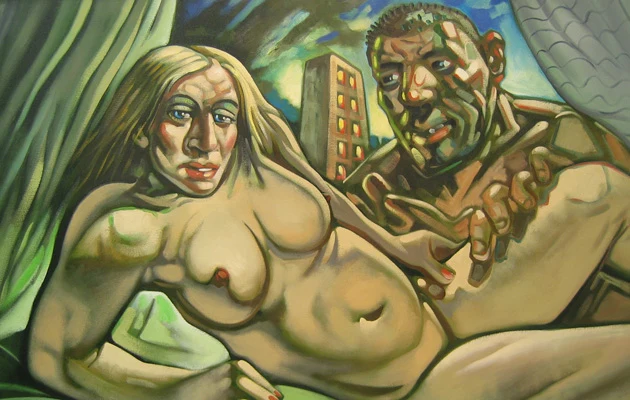 Obraz autorstwa Petera Howsona "Madonna&Guy"