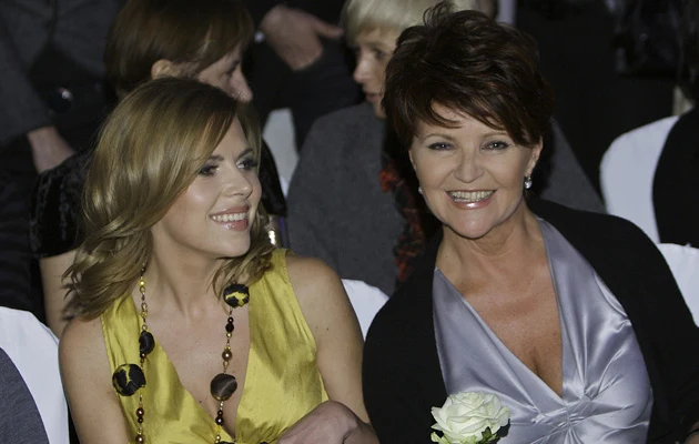 Jolanta Kwaśniewska z córką Olą, fot.Paweł Przybyszewski