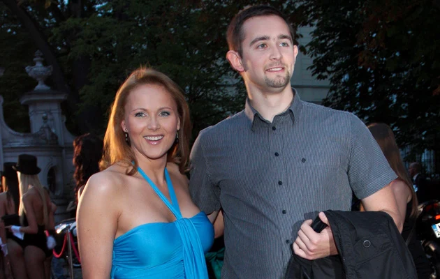 Anna Samusionek z partnerem, fot.Paweł Przybyszewski