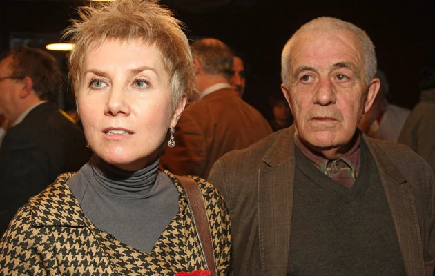 Olga Sawicka, Zbigniew Zapasiewicz, fot.Marcin Dławichowski