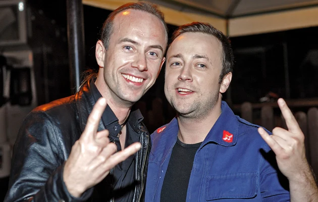 Nergal i Czesław Mozil, fot.Andras Szilagyi Nergal i Czesław Mozil, fot.Andras Szilagyi