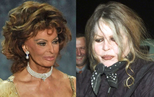 Sophia Loren, Brigitte Bardot. Fot. Kevin Winter, Kael Alford