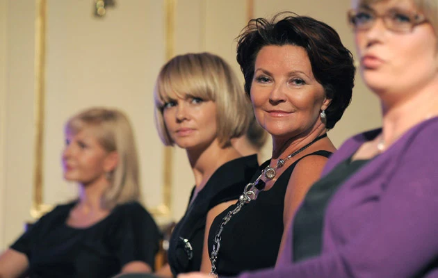 Weronika Marczuk-Pazura podczas ogłoszenia jesiennej ramówki TVN Style, fot.Andras Szilagyi