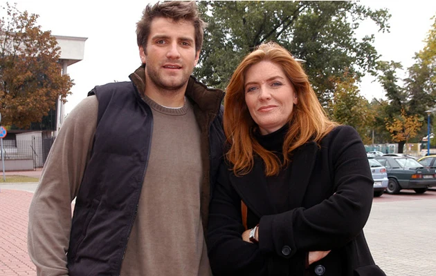 Maciej Dowbor z mamą, Katarzyną Dowbor, fot.Zawada Maciej Dowbor z mamą, Katarzyną Dowbor, fot.Zawada