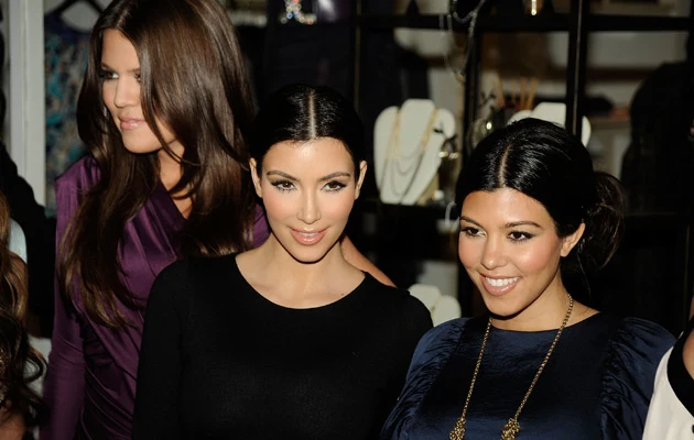 Kim, Khloe i Kourtney Kardashian, fot. Frazer Harrison
