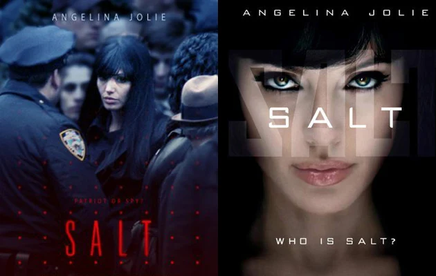 Plakaty reklamujące film "Salt"