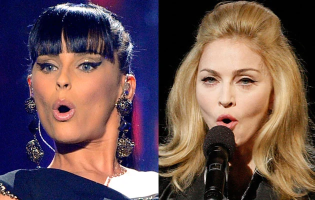 Nelly Furtado, fot. Kevork Djansezian; Madonna, fot. Christopher Polk Nelly Furtado, fot. Kevork Djansezian; Madonna, fot. Christopher Polk