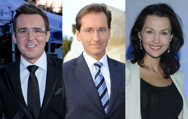 Prezenterzy TVP - Maciej Kurzajewski, Piotr Kraśko, Anna Popek