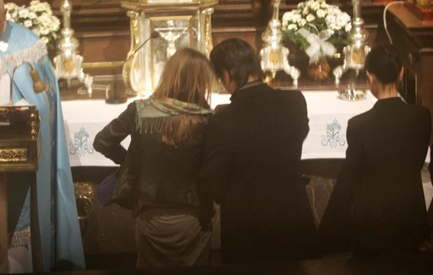 Alicja Bachleda-Curuś i Colin Farrell, fot.Jacek Kozioł