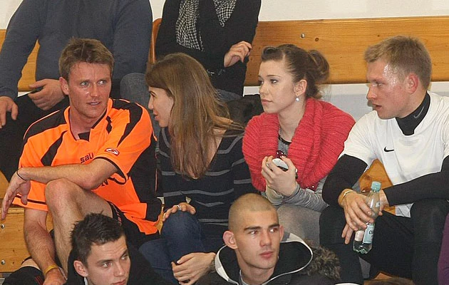 Wojtek Szuchnicki z nową dziewczyną, Agnieszką Szczurek i Kubą Wesołowskim, fot.Jarosław Wojtalewicz