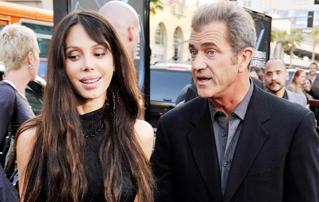 Mel Gibson i Oksana Grigorieva, fot. Kevin Winter