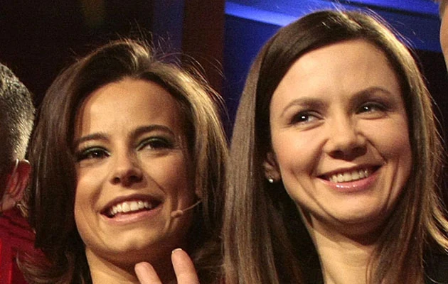 Anna Mucha i Kinga Rusin