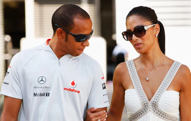 Lewis Hamilton i Nicole Scherzinger, fot. Mark Thompson