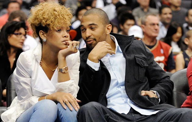 Rihanna i Matt Kemp, fot. Kevork Djansezian Rihanna i Matt Kemp, fot. Kevork Djansezian