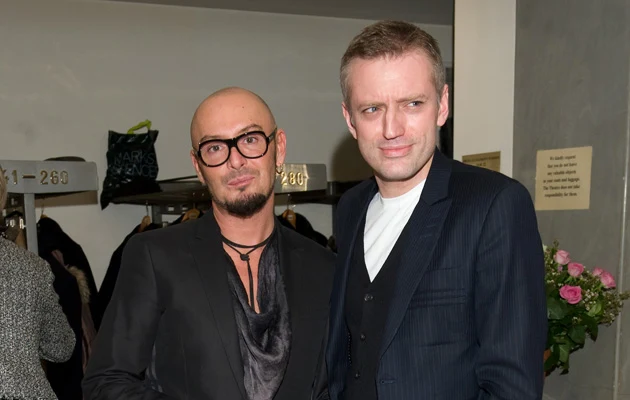 Tomasz Jacyków z partnerem Tomkiem Jaworskim, fot.Jarosław Antoniak