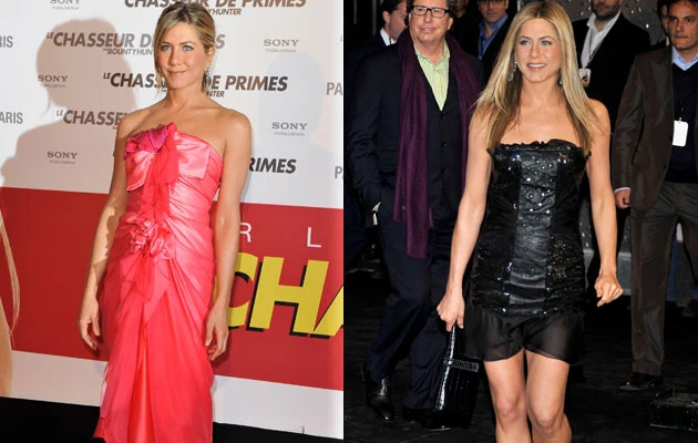 Jennifer Aniston na premierach w Paryżu i Madrycie, fot. Pascal Le Segretain, Carlos Alvarez