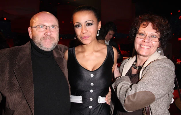 Ola Szwed z mamą i ojczymem, fot.Krzysztof Jarosz Ola Szwed z mamą i ojczymem, fot.Krzysztof Jarosz