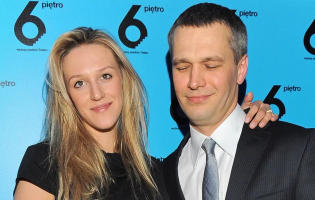 Michał Żebrowski z żoną Olą, fot.Radosław Nawrocki